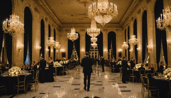 Les soirées mondaines requièrent une élégance absolue