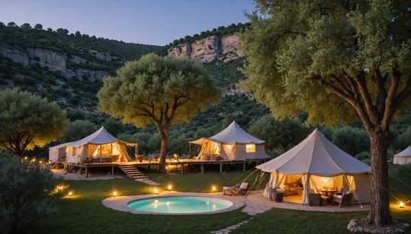 Top 5 des meilleurs campings luxe d'Ardèche